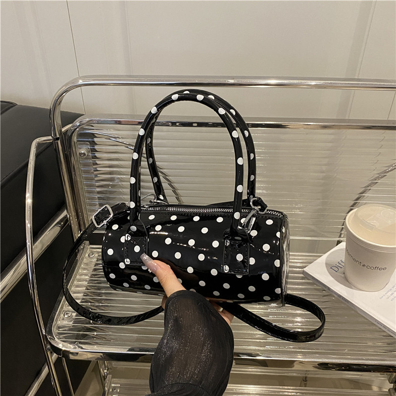 2026 New Handbag Cute Polka Dot Commuter Bag Women Boston Handbag