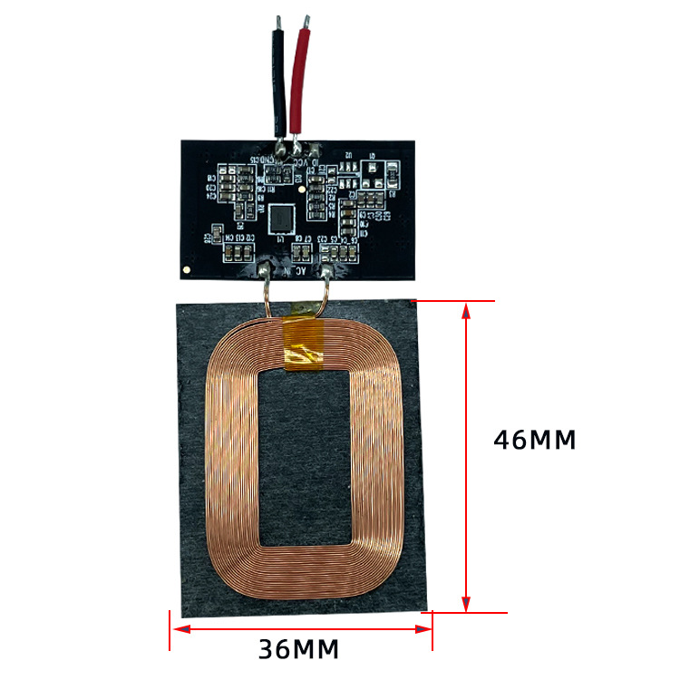 5V/1000MA Wireless Charging Receiver Module + PCBA + Card Sticker Chip TI BQ51020
