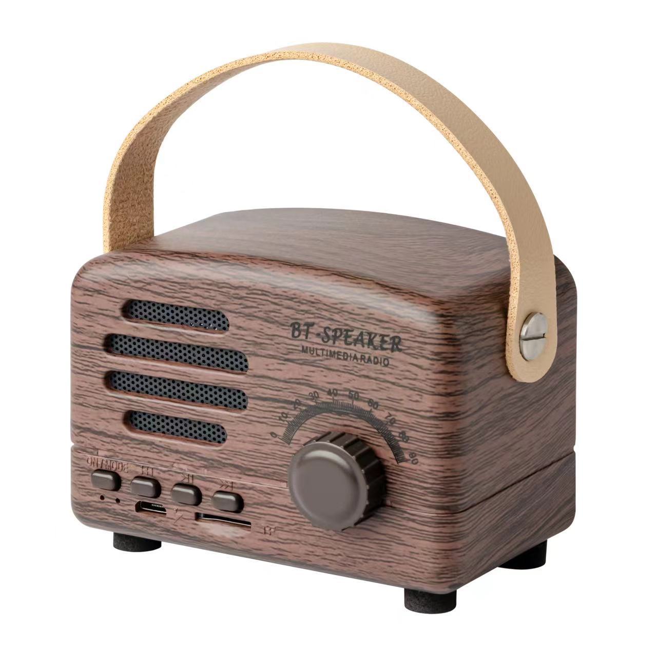 Mini Wireless Speaker Subwoofer Gift Outdoor Portable Radio Card Bluetooth Speaker