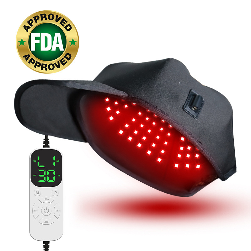 Red Light Hair Care Cap Prevent Hair Loss Dual Band 24W Head Infrared Light Hair Growth Device