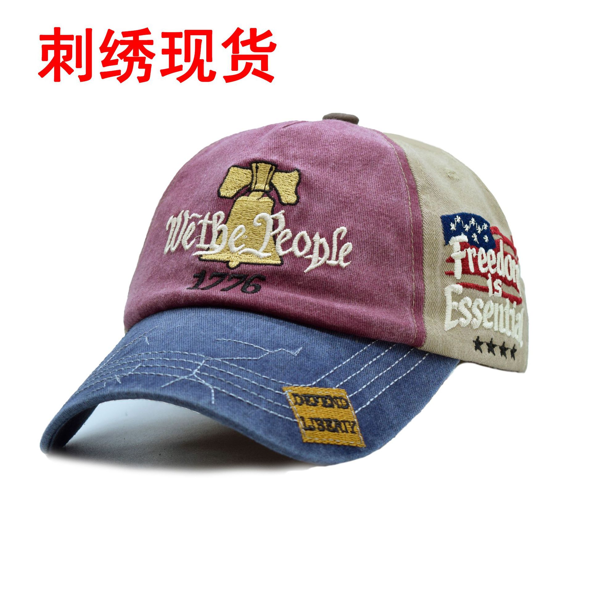 Embroidered WE THE PEOPLE US 250th Anniversary Hat US250th Memorial Baseball Cap