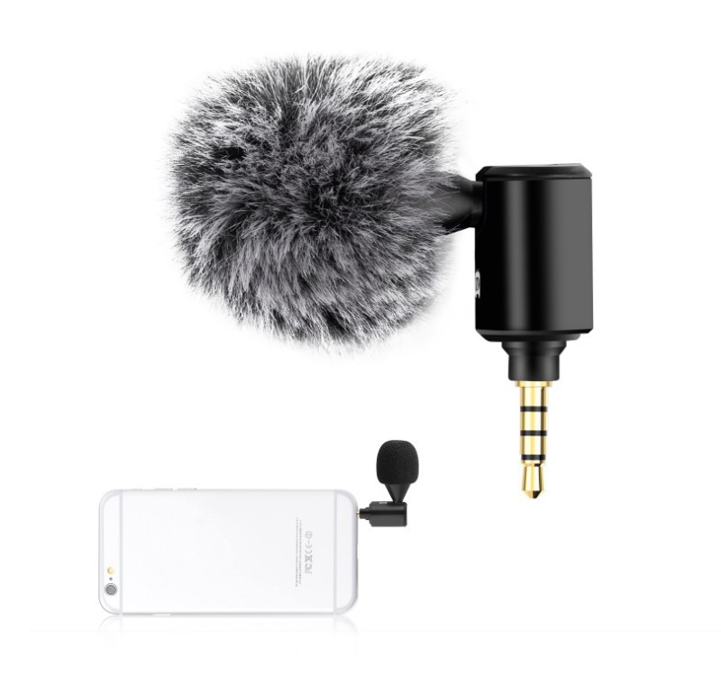 Portable Microphone for Phone 3.5mm Interface Phone Unidirectional Adjustable Microphone TYPE-C Microphone