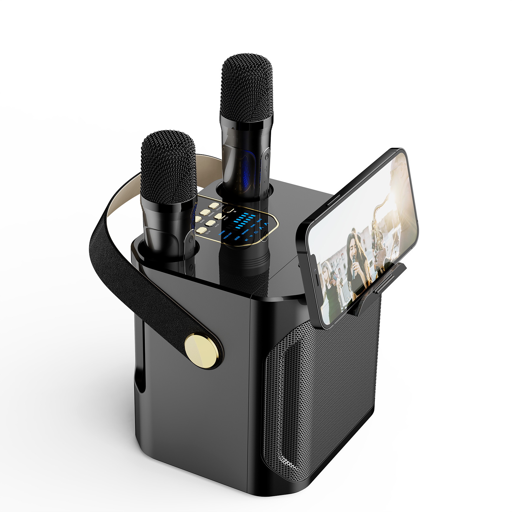 S882 Outdoor K歌 Bluetooth Speaker Loud YS203 Home Wireless Microphone All-in-One Small Speaker