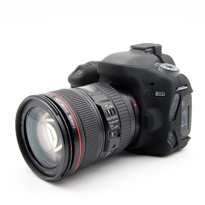 Silicone case protective case for Canon CANON 80D DSLR camera