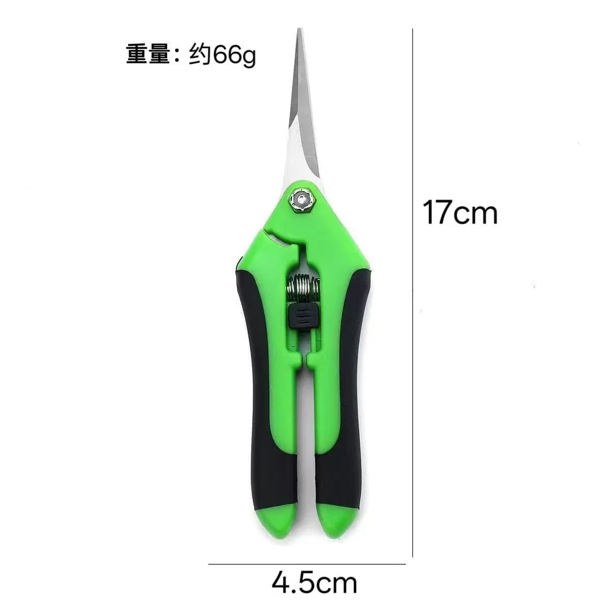 New Stainless Steel Pointed Scissors Multi-purpose Orchard Fruit Picking Scissors Garden Horticultural Flower Pruning Scissors