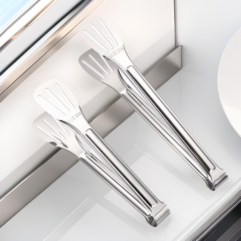 304 stainless steel tongs, barbecue tongs, bread tongs, steak tongs, kitchen hotel supplies
