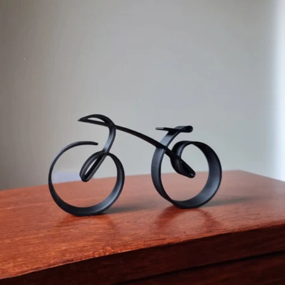 New Geometric Bicycle Wall Bicycle Line Bicycle Decoration Silhouette