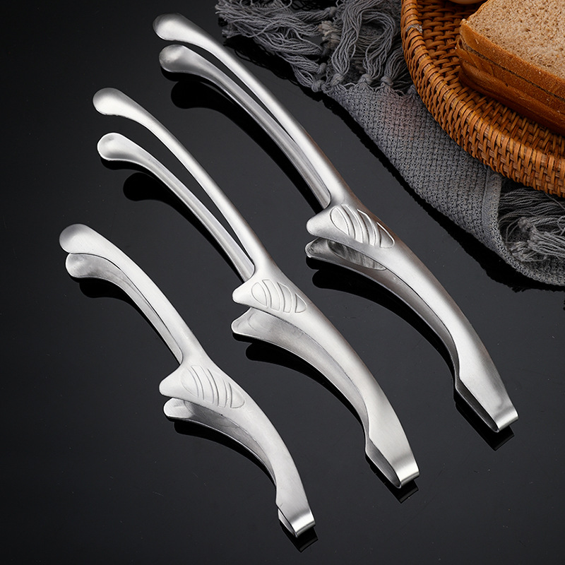 Barbecue tongs 304 stainless steel barbecue tongs grilling tongs food tongs public tongs barbecue grill shop tool