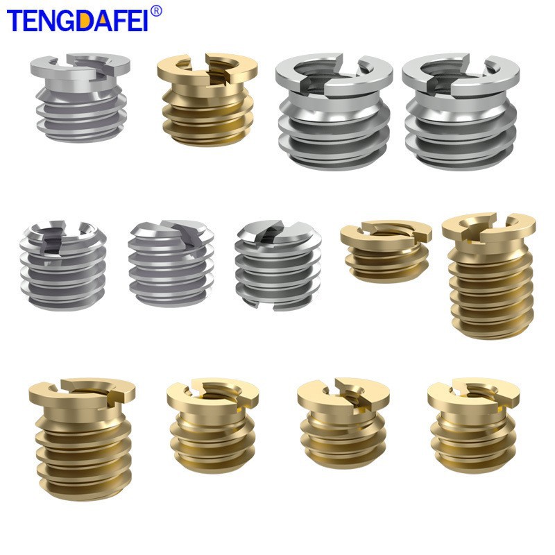 Internal and external thread 1/4 to 3/8 conversion screw SLR camera photography head tripod monopod adapter nut
