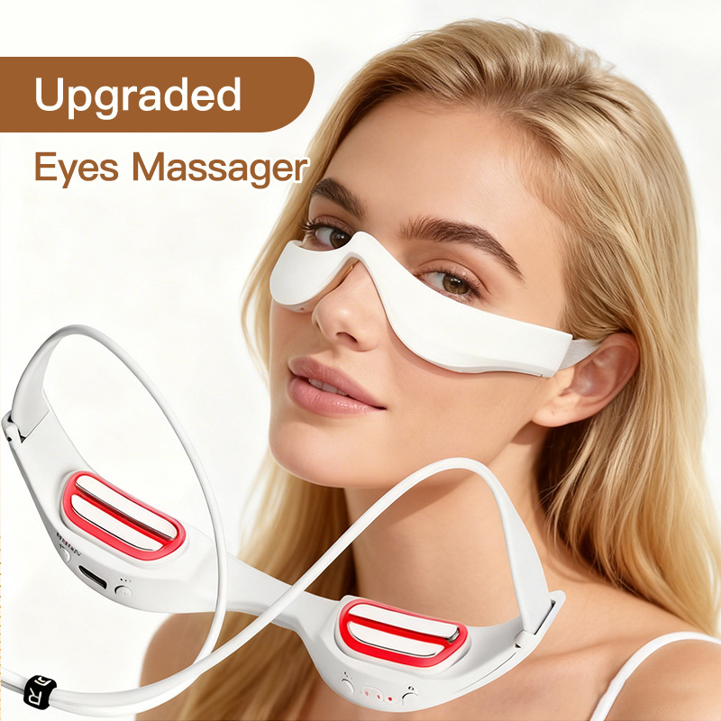 Exclusive Red Light EMS Eye Massager 3D Red Light Massager Dark Circles Microcurrent Eye Beauty Device