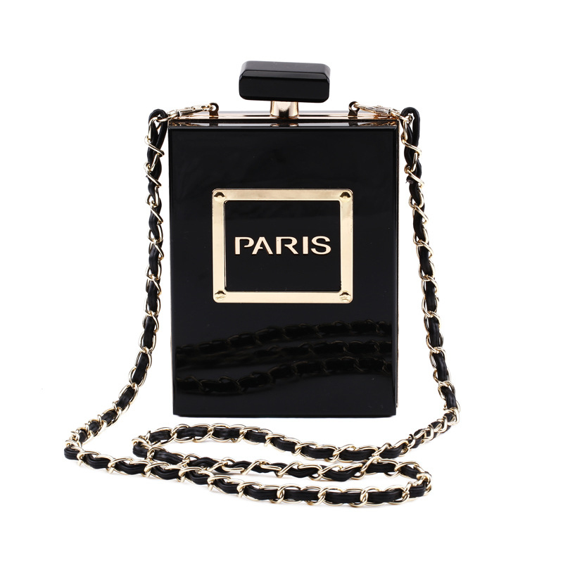 Bag 2020 New Transparent Acrylic Bag Vertical Square Bag Shoulder Crossbody Banquet Dress Evening Bag Women