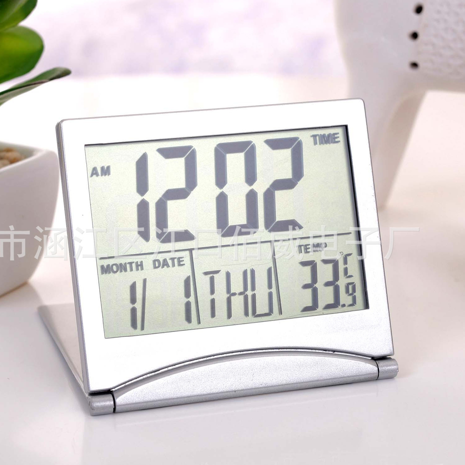 Perpetual Calendar Alarm Clock Digital Electronic Clock Thermometer Weather Forecast Clock Folding Clock Projection Clock