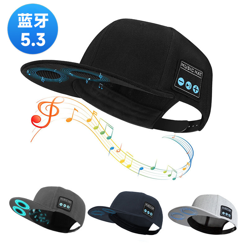 Wireless Bluetooth Music Baseball Cap for Outdoor Running, Leisure and Entertainment, Cool Music Bluetooth Cap