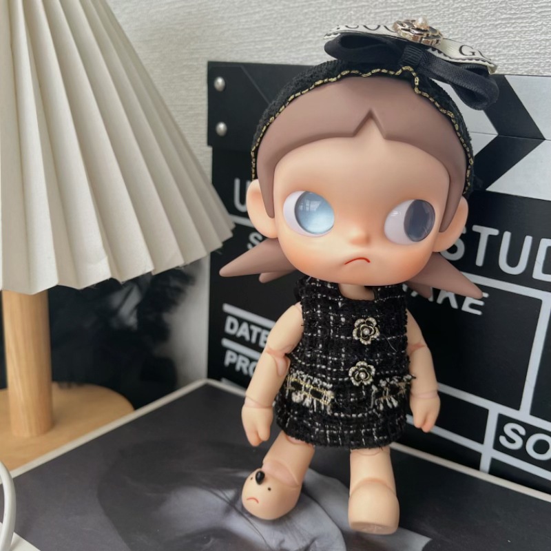 Only doll clothes Gazi sister bjd doll clothing accessories toy blind box zsiga little Chanel style dress doll clothes