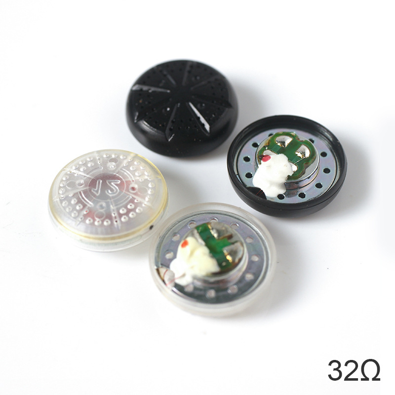 Entry-level DIY Headphone Unit 15.4mm Flat Earbud Speaker Heavy Bass Unit Universal for MX500 Shell
