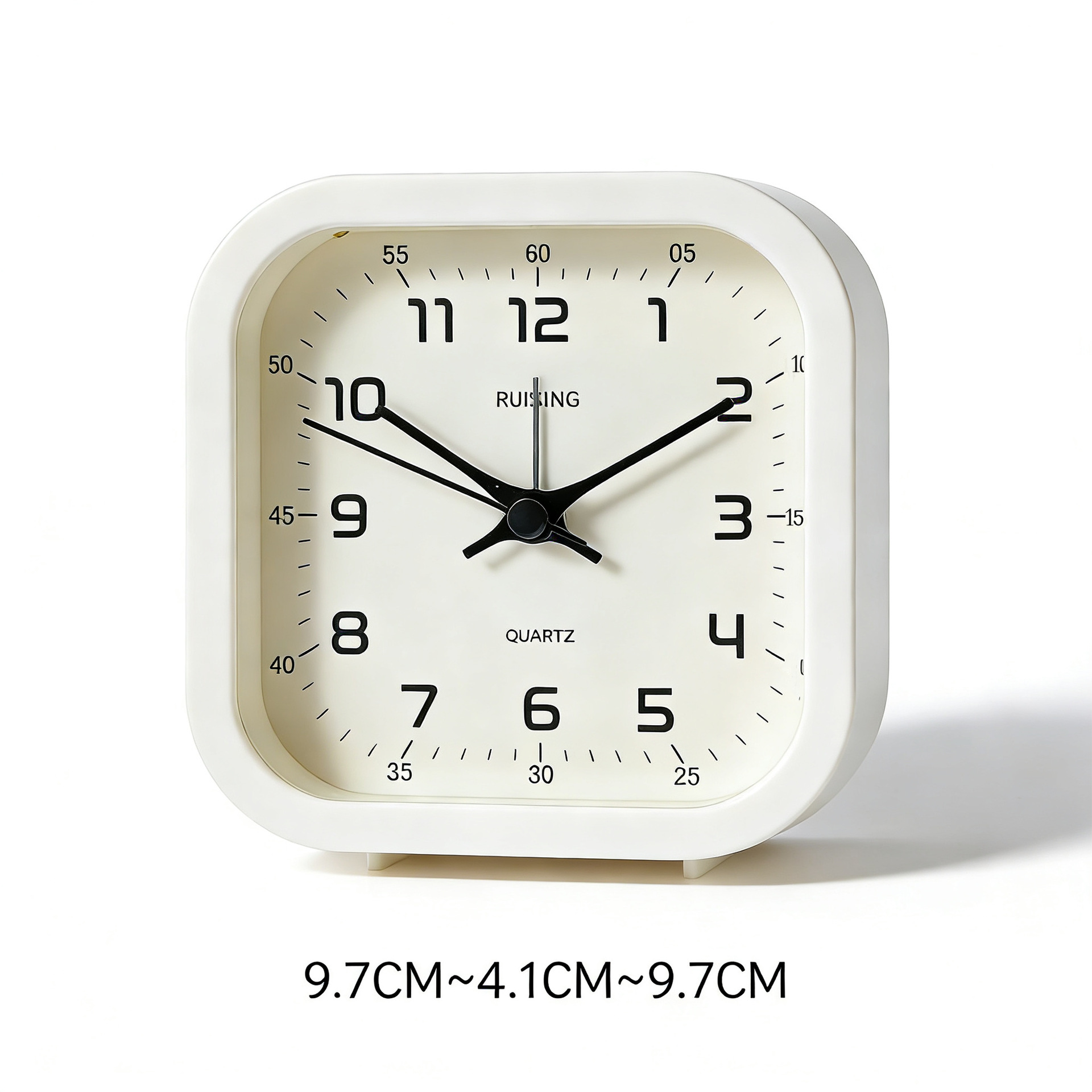 Simple bedside bell desk clock children desktop table silent clock student bedroom alarm clock