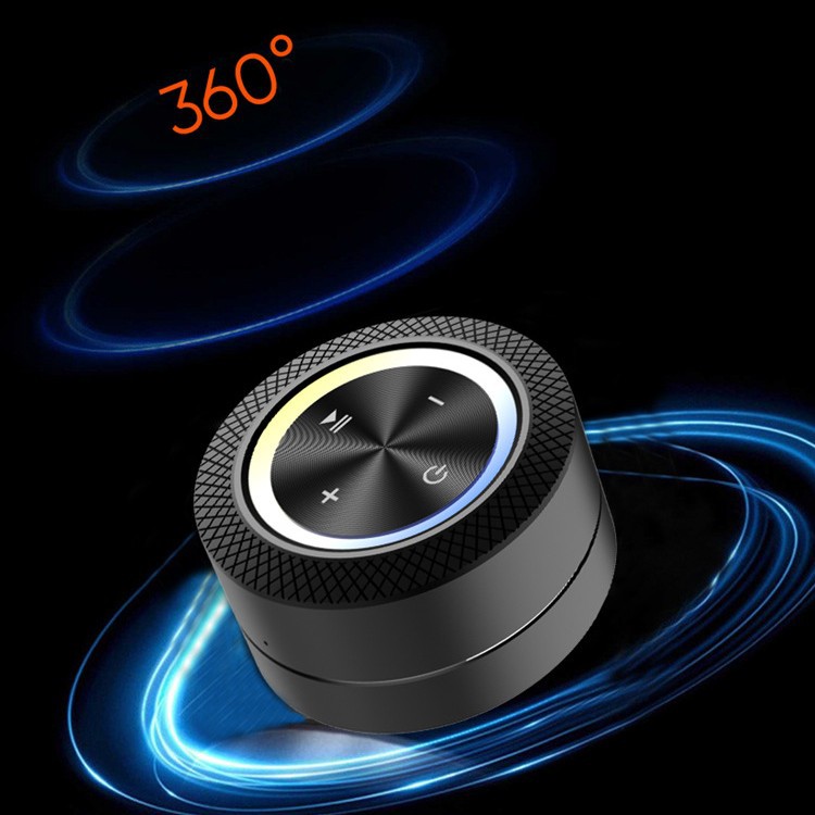 2026 new black technology TWS bone conduction large resonance Bluetooth speaker colorful light 360 degree strong penetration