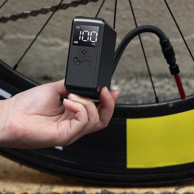 Portable Wireless Vehicle-Mounted Inflator Pump Mini Digital Display Inflator Pump Car Tire Bicycle Tire Electric Air Pump