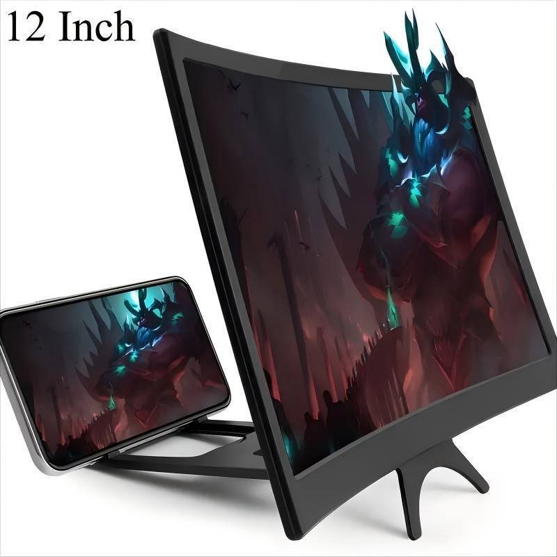 Custom Label L6 Curved Screen Amplifier 12-inch Phone Amplifier Ultra Clear Magnifier Lazy Bracket