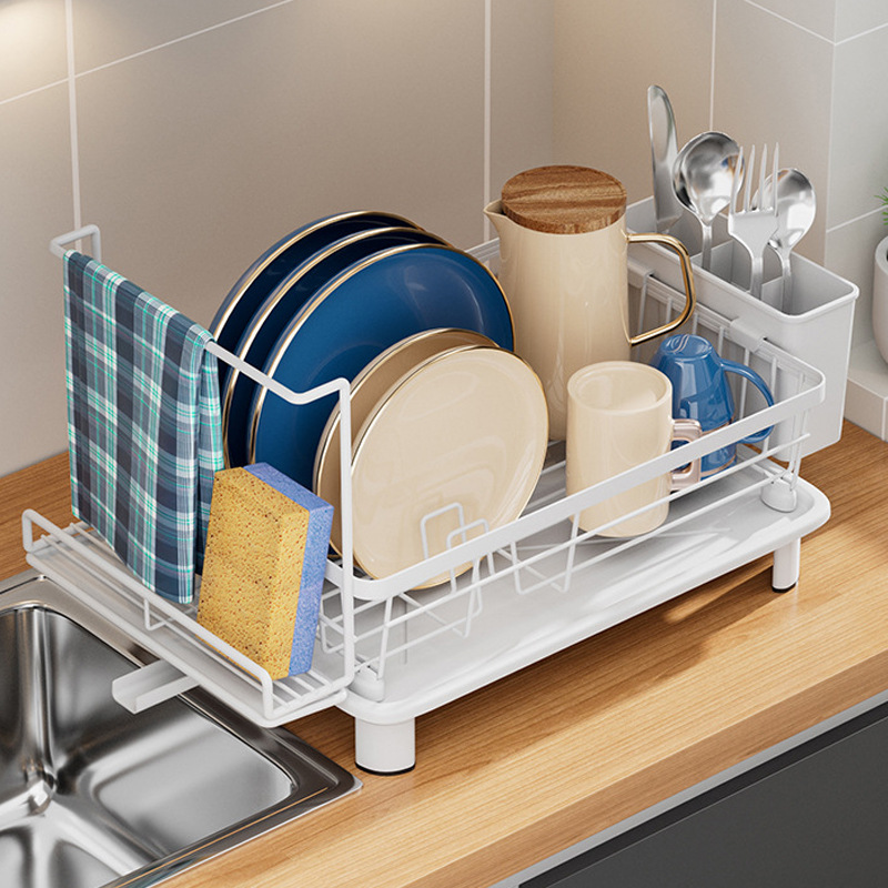 Bowl dish rack kitchen storage rack draining rack storage rack chopstick holder dishcloth rack multifunctional