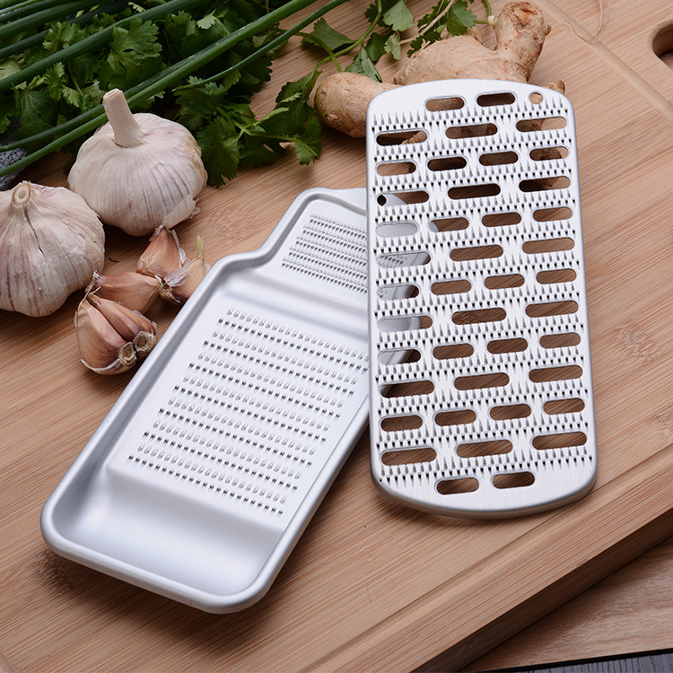 Aluminum Alloy Grater Garlic Grater Ginger Grater Fruit Puree Grater Kitchen Small Tool Garlic Grater Ginger Grater