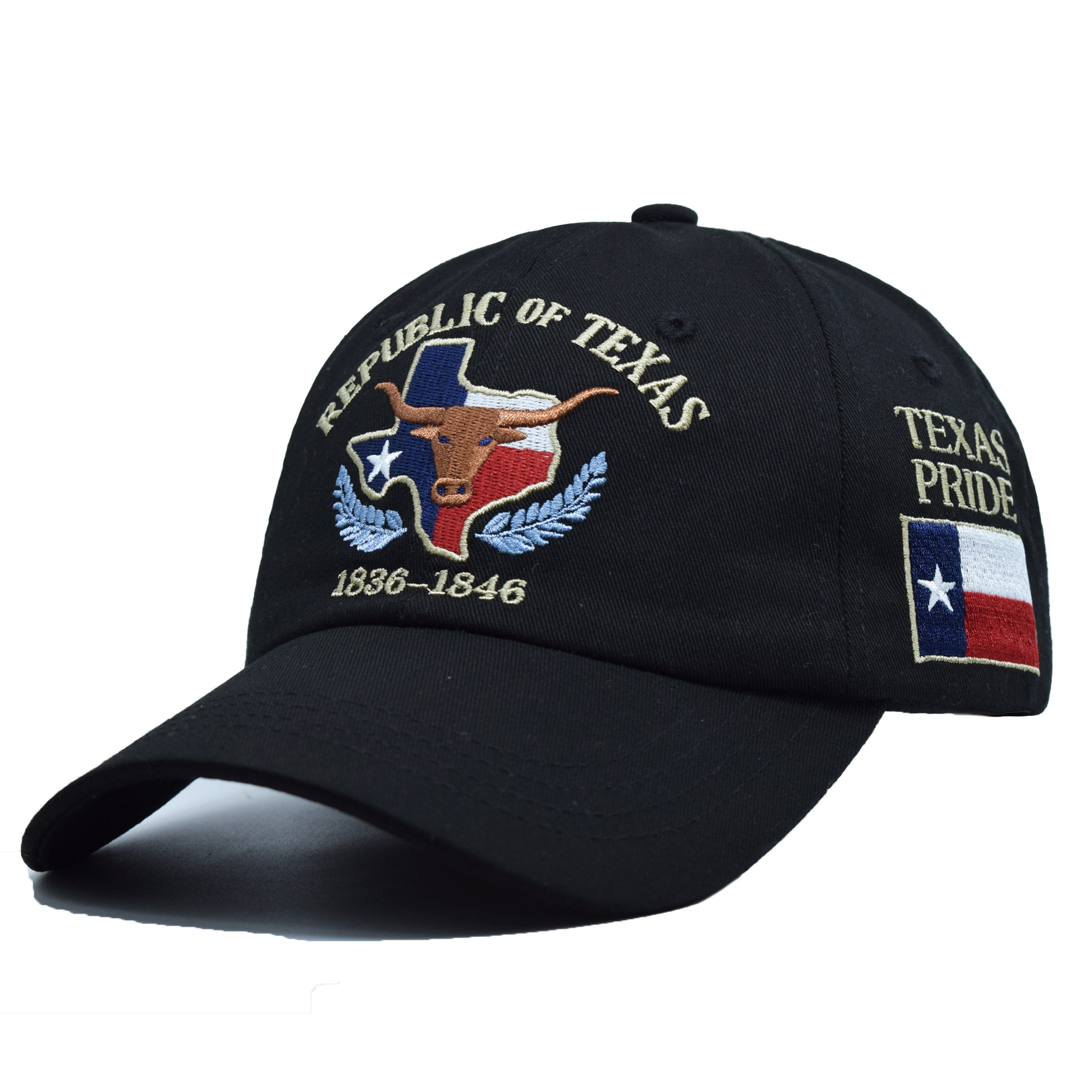 Embroidered Republic of Texas Heritage Cap