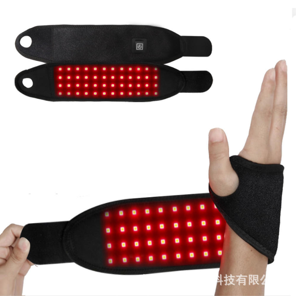 Red Light Physiotherapy Wrist Guard Joint Relaxation Hot Compress Dual Band Pulse Plug-in Red Light Wrist