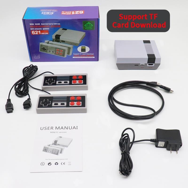 621 Game Console SNES Super Famicom External TF Card HDMI 621 Game Console