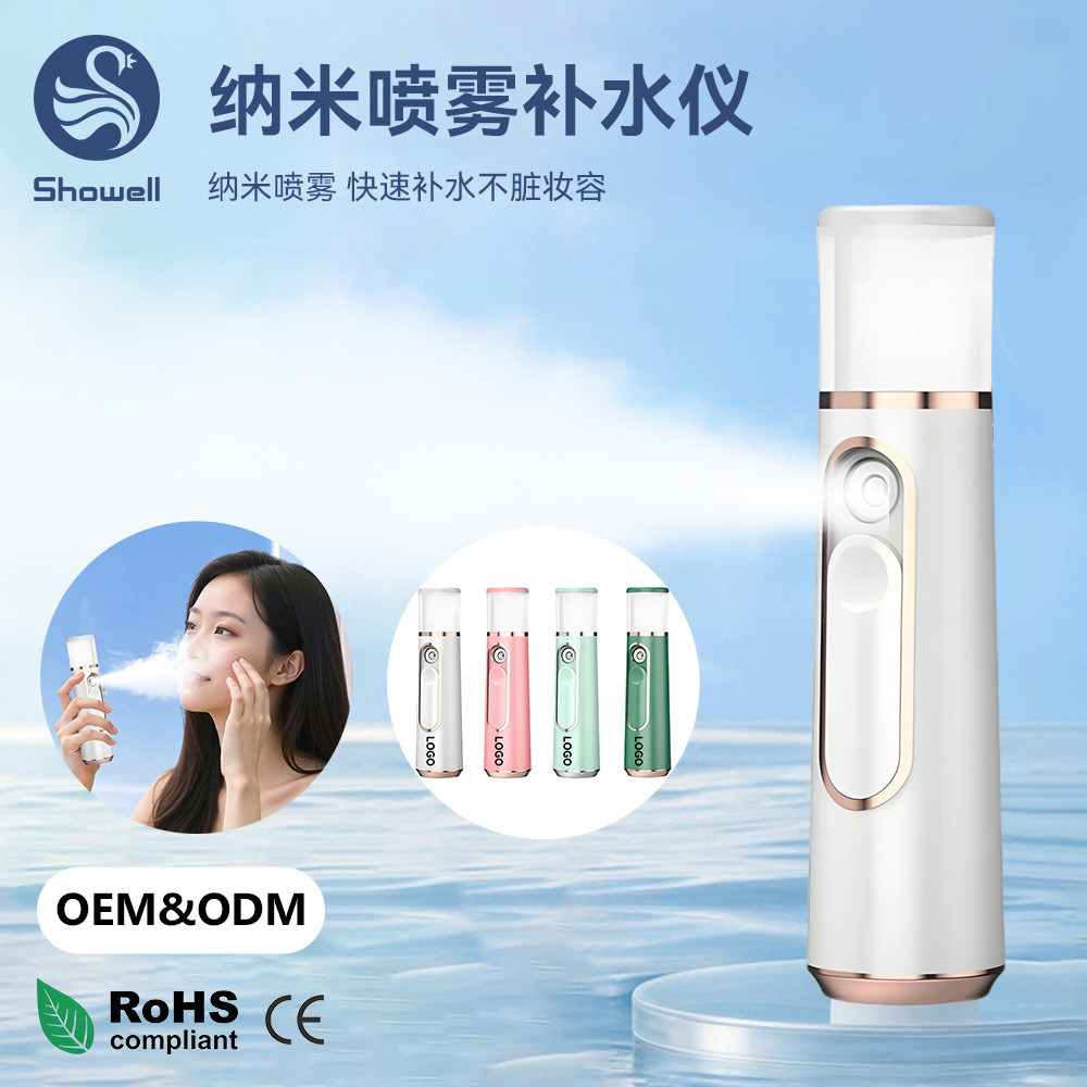 Mini Mist Sprayer Portable Handheld Cold Spray Face Moisturizing Beauty Device Mini USB Rechargeable Nano Mist Sprayer
