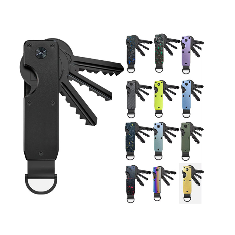 Metal Keychain Aluminum Alloy Key Organizer Key Clip Best Foreign Gift Present