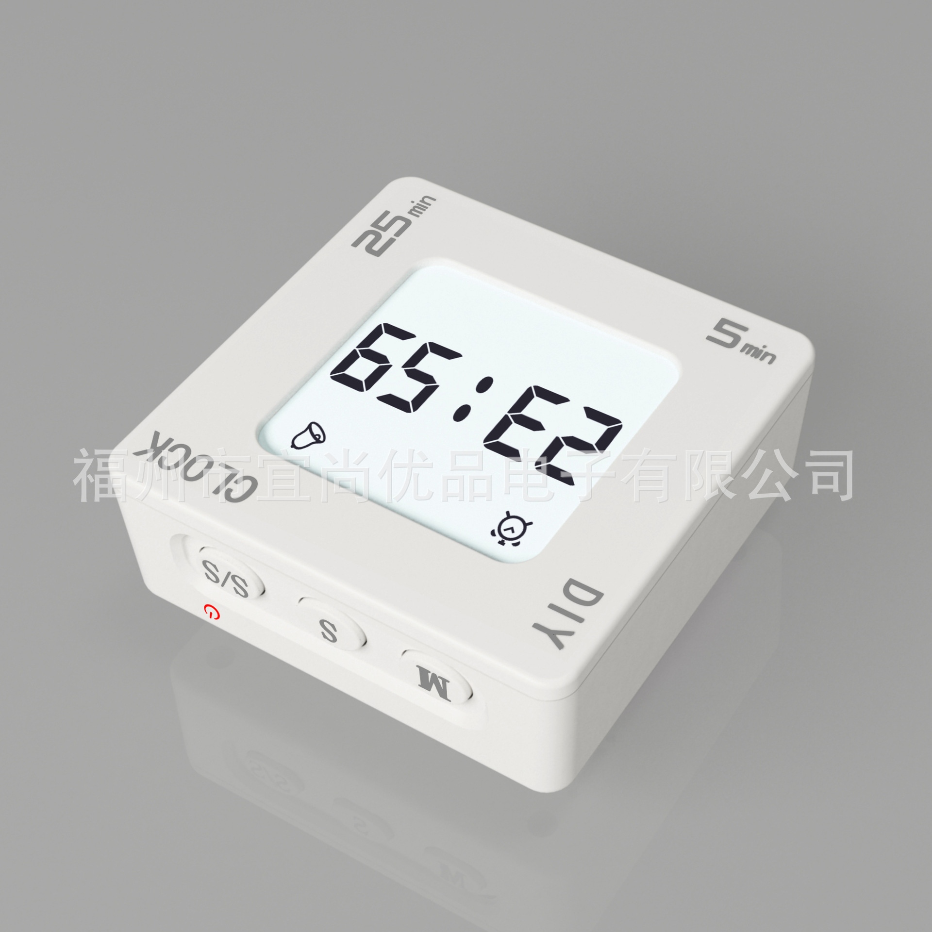 DIY Customizable Flip Vibration Reminder Timer Flip Countdown Alarm Clock