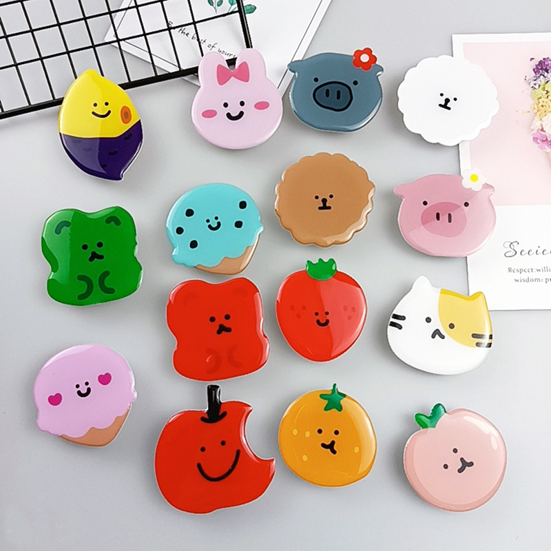 Korean Mellowus Phone Stand Cartoon Foldable Resin Acrylic Airbag Telescopic Portable