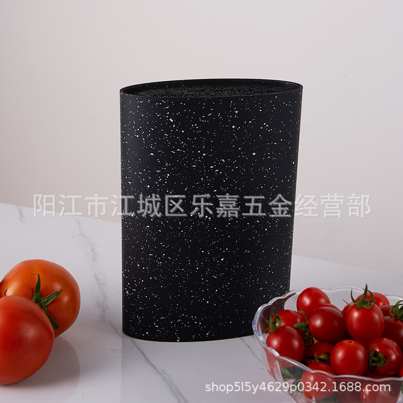 Plastic knife holder, household storage knife rack, kitchen supplies, cylindrical knife holder