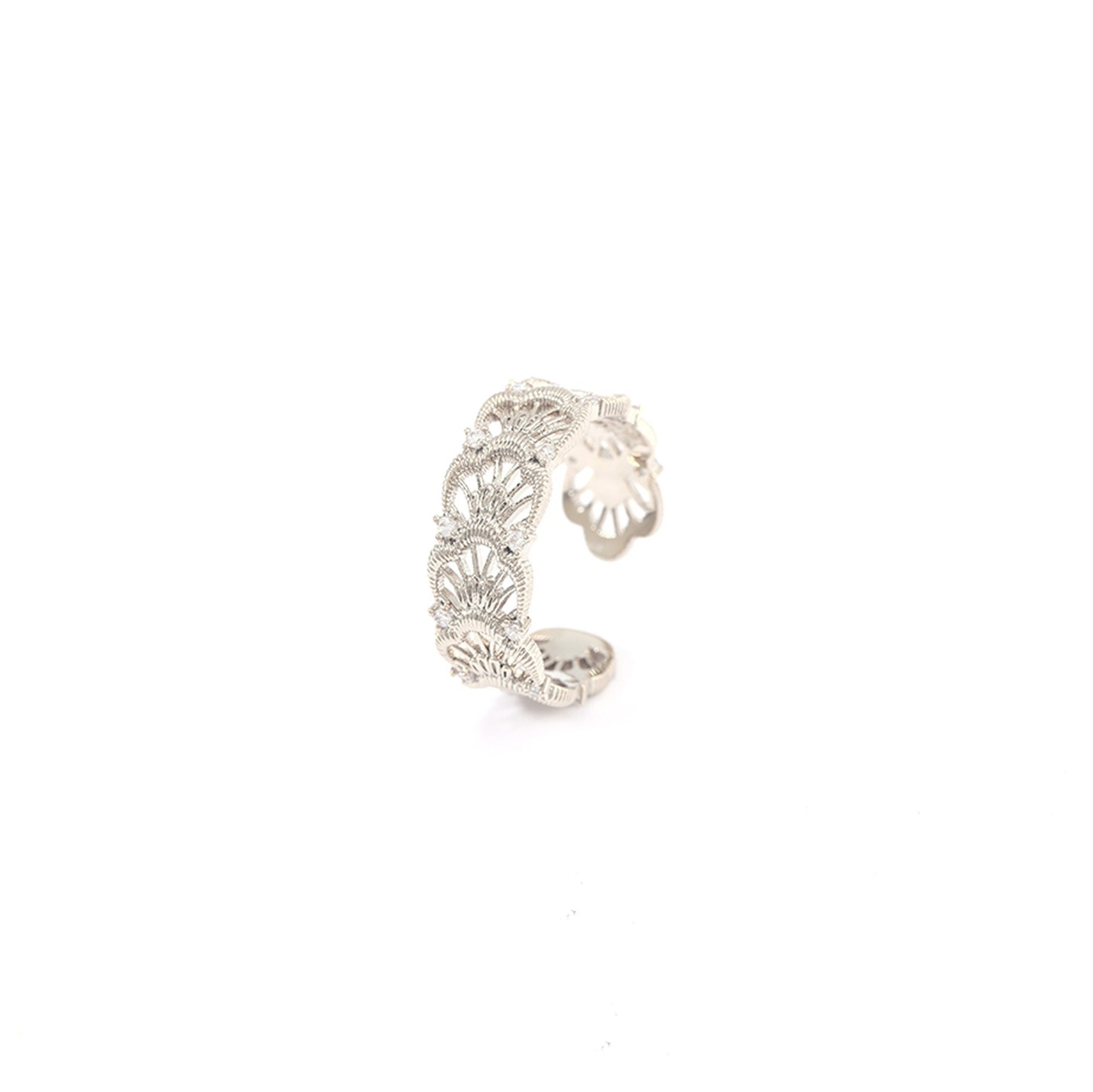 Yinlv Ring Women 2026 New Niche Plain Circle Index Finger Ring Open Ring