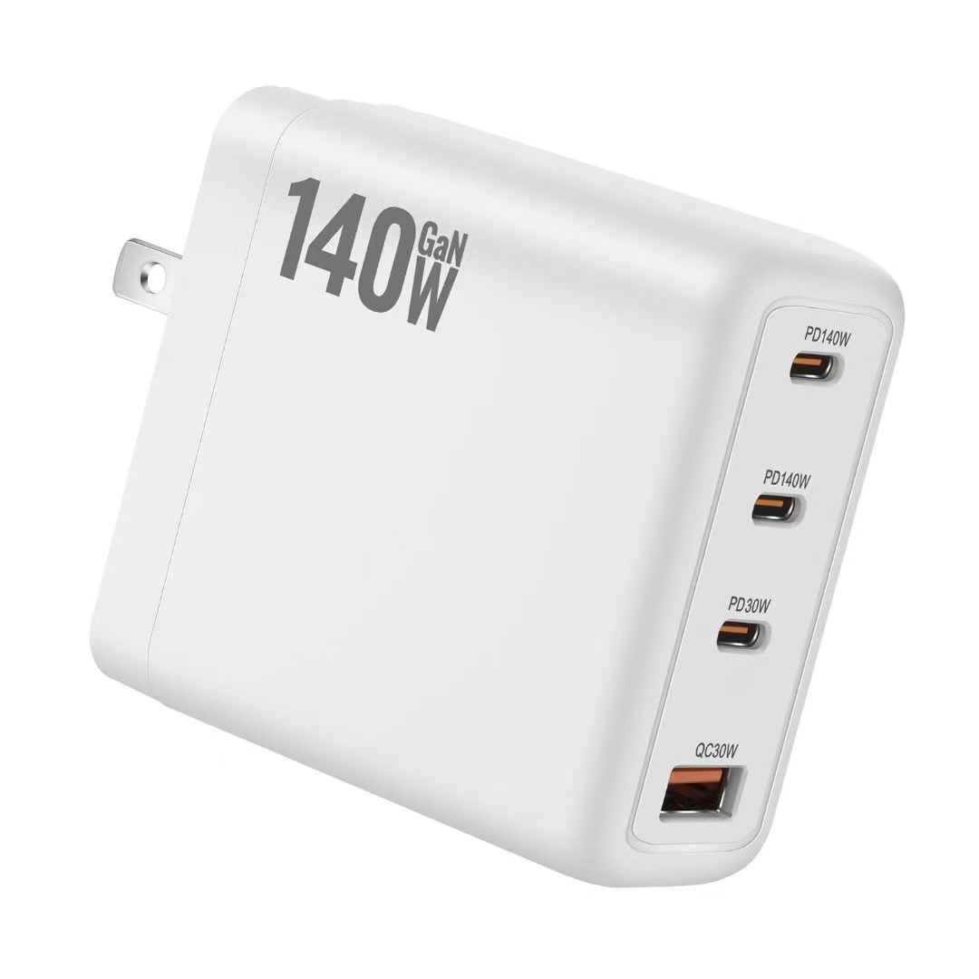 140W GaN Fast Charger PD3.1 Fast Charging Laptop Drone Multi-Port GaN PD Fast Charger