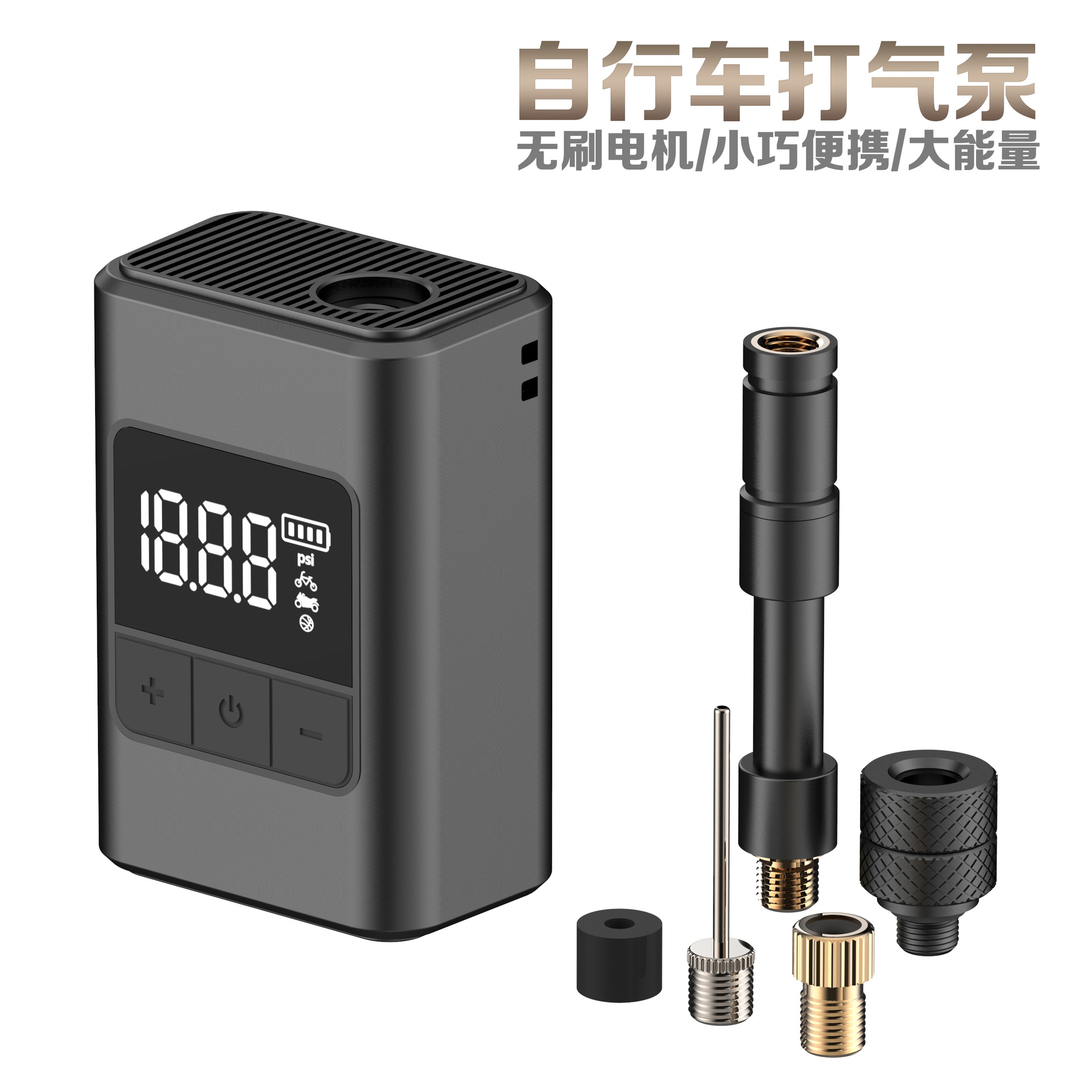 Portable mini air pump road mountain bike tire inflator pump cycling equipment