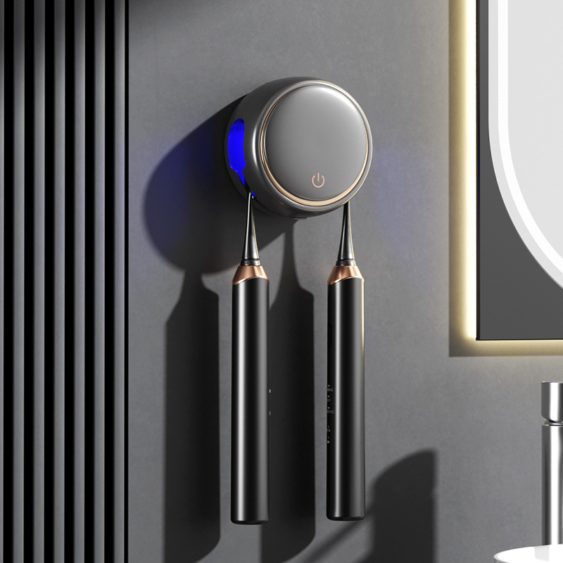 New smart toothbrush sterilizer travel small portable UVC UV sterilization box sterilization drying holder sterilization