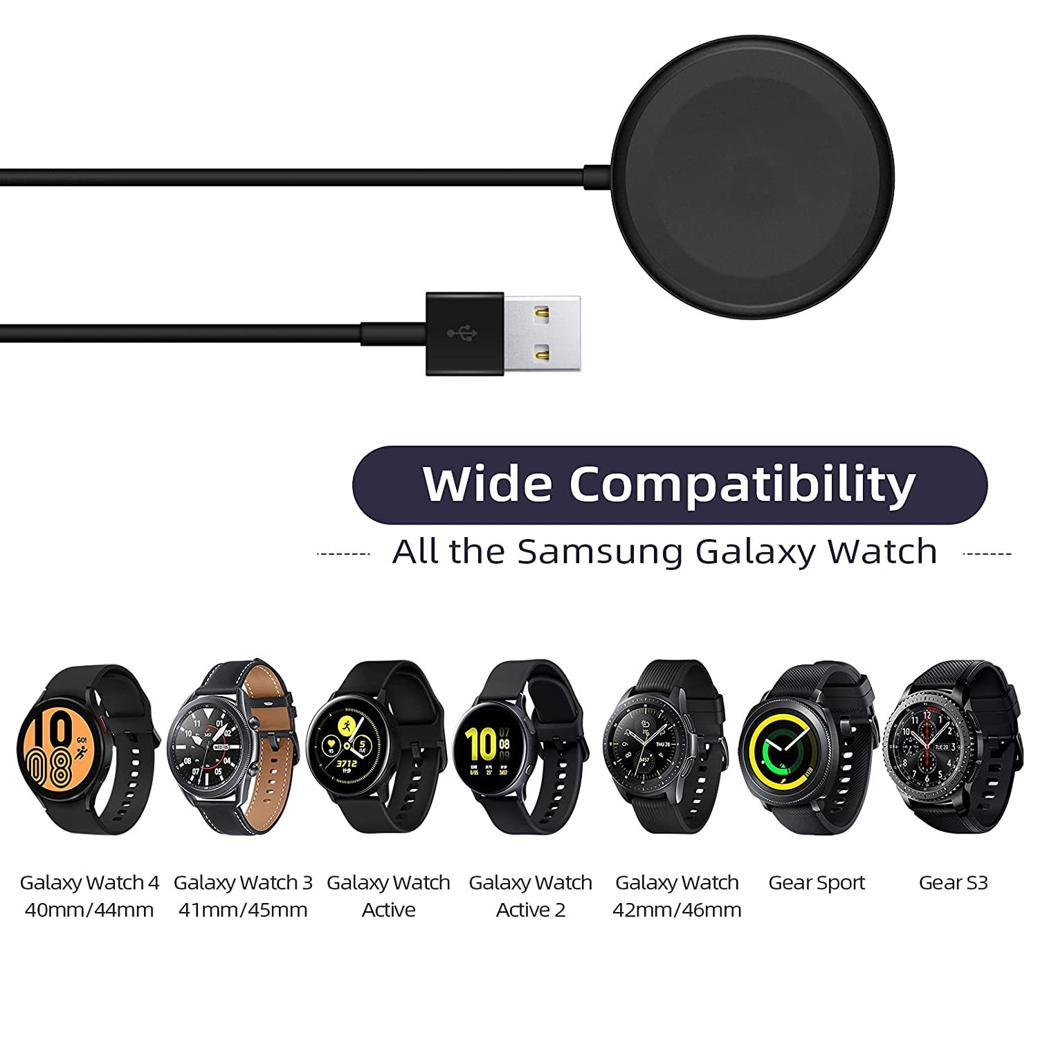 Magnetic watch wireless charger, suitable for Samsung watch, wireless charger wireless charger