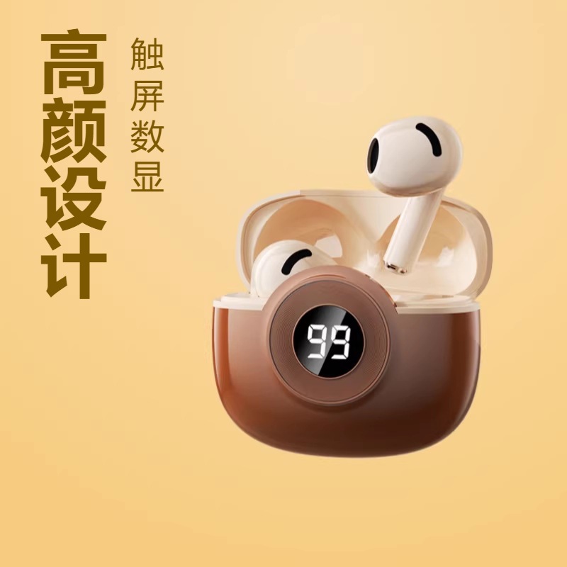 K54 Noise Cancelling Bluetooth Earbuds High Appearance Sound Quality Touch Screen Digital Display In-ear Sports True Wireless Earbuds k