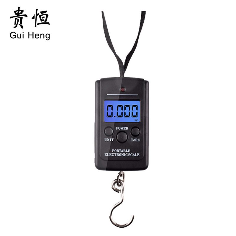 electronic scale hand scale electronic hanging scale household electronic scale fishing scale street scale 40kg