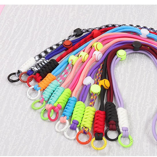 Phone lanyard wrist strap pendant phone chain hanging rope key female twist pendant neck hanging