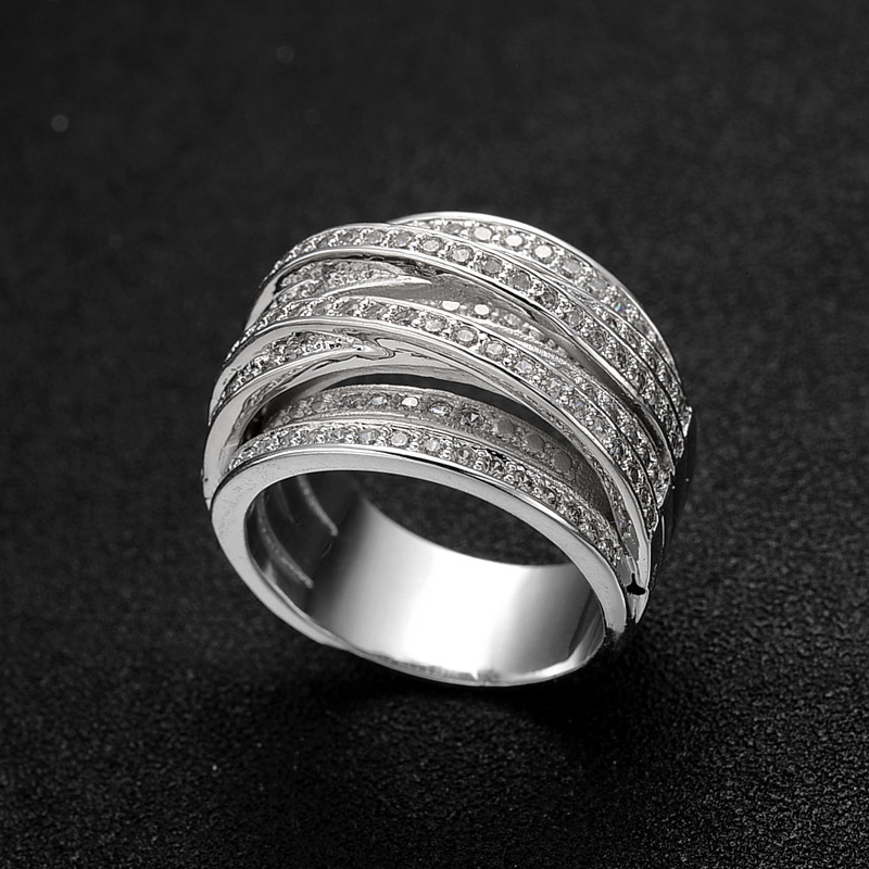 Micro-Set AAA Zircon Multi-Ring Ring 10368002