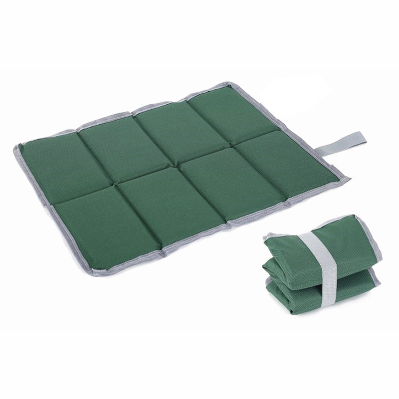 Outdoor 600D Oxford Cloth Foldable Cushion Thickened Pearl Cotton Portable Foldable Picnic Seat Cushion Insulation Dirt-Proof