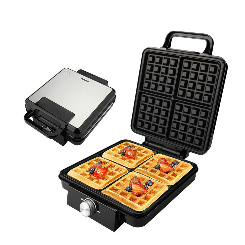 Waffle Maker Household Four-Slice Breakfast Machine Kitchen Appliance Sandwich Maker Electric Baking Pan