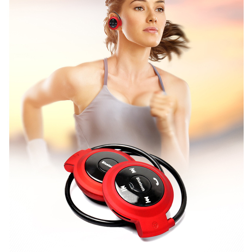 mini503TF Bluetooth Earphone Wireless Stereo Card Earhook Headband Sports New Music Player
