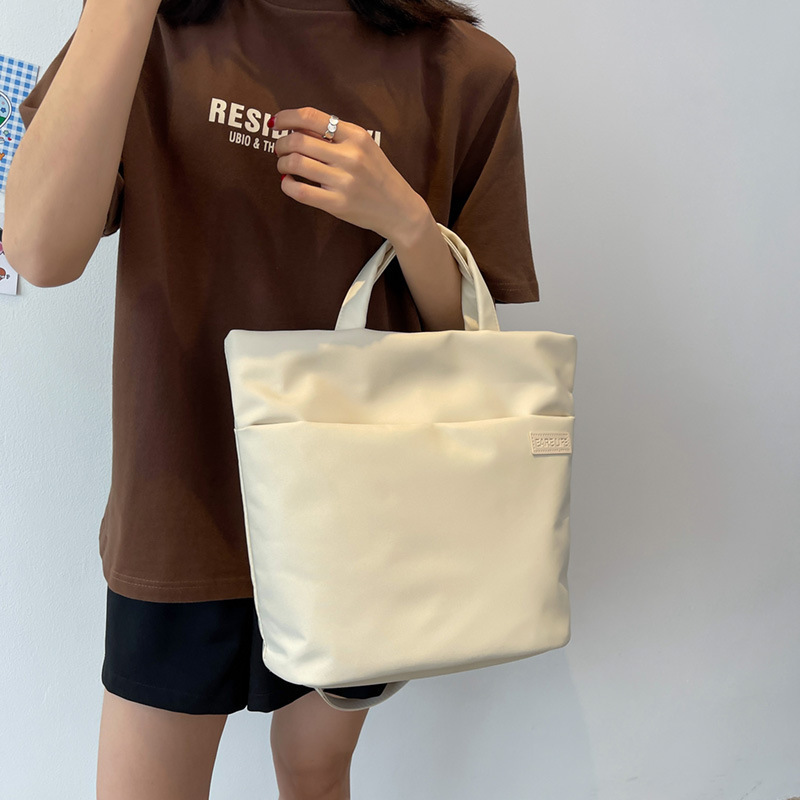 Leisure handbag single shoulder crossbody bag large capacity commuting bag handbag student class tote bag