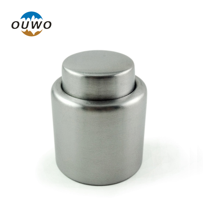 Food grade stainless steel red wine stopper press type wine fresh-keeping bottle stopper champagne stopper
