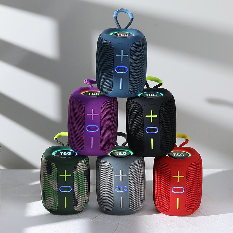 New TG658 Wireless Bluetooth Speaker Outdoor Sports Bass TWS Handle Portable High-Quality Gift Speaker