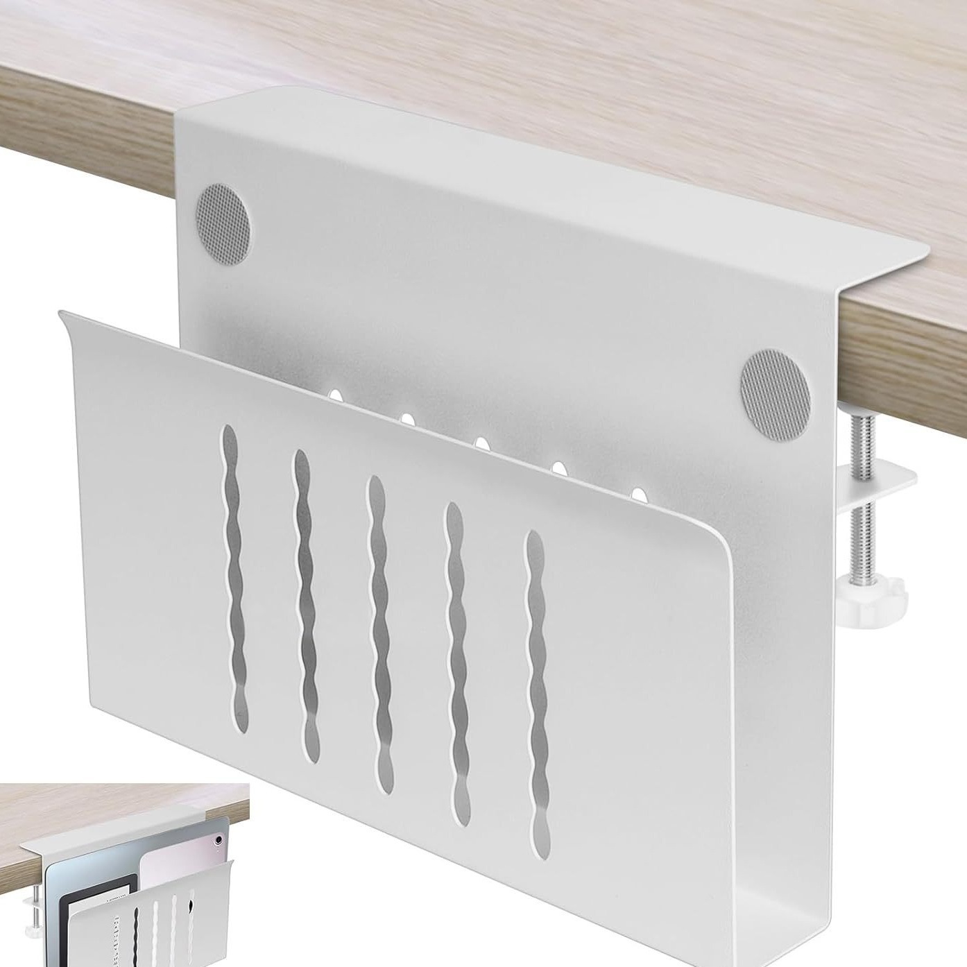 Aluminum alloy laptop stand, desktop heat dissipation, new portable computer heightening invisible stand