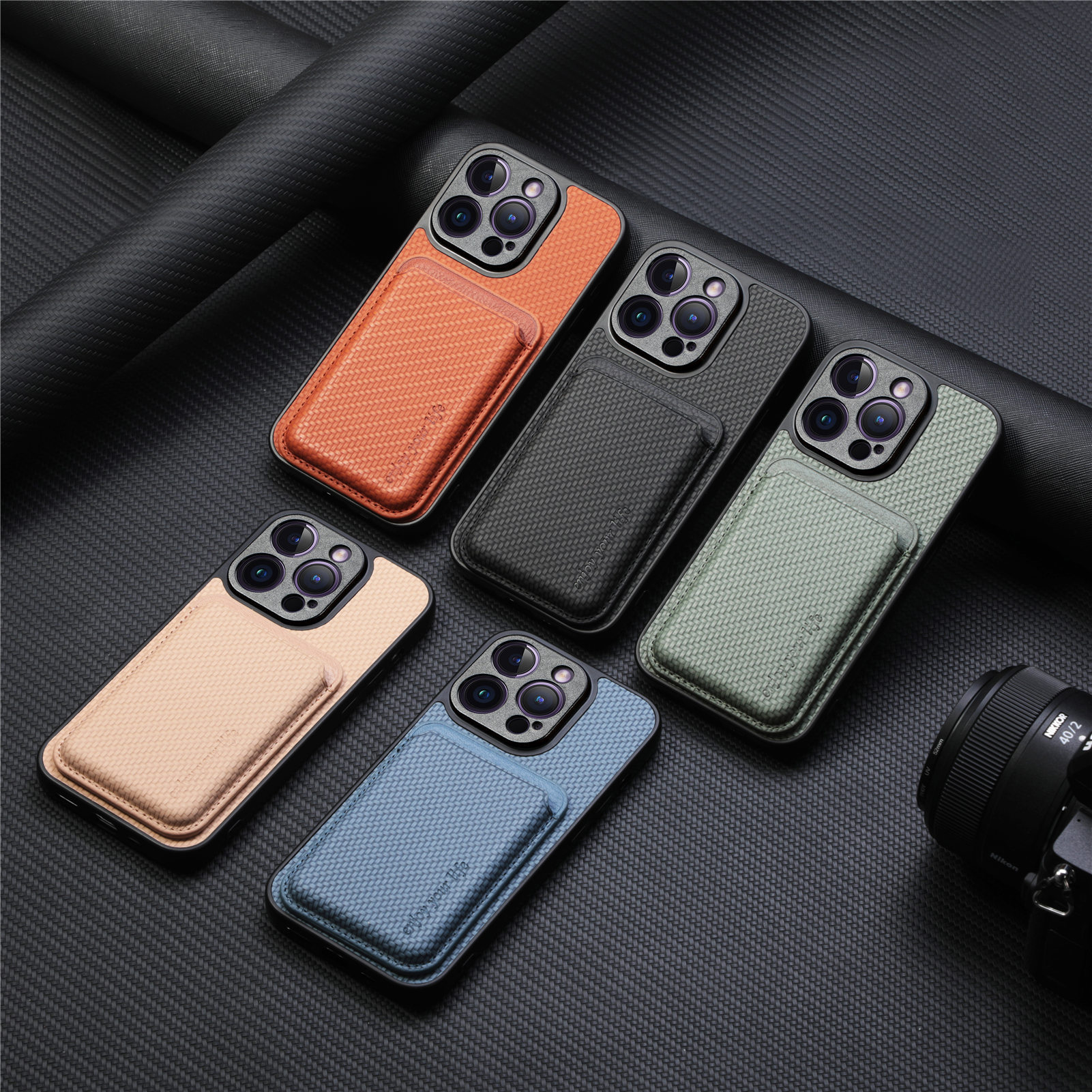 For Redmi Note 14 back sticker Magsafe magnetic card case 14C phone case Xiaomi 14T Pro protective leather case
